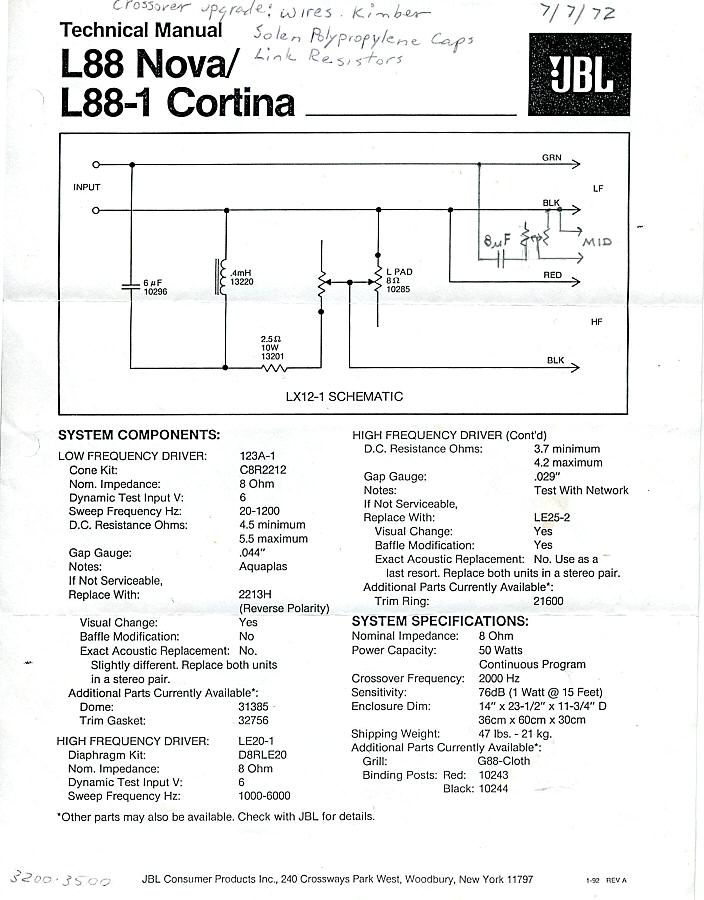 Jbl L100