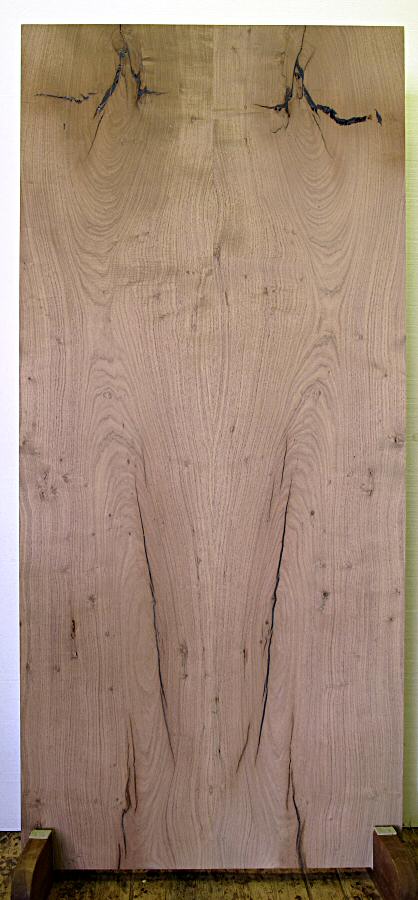 Bookmatched mesquite door