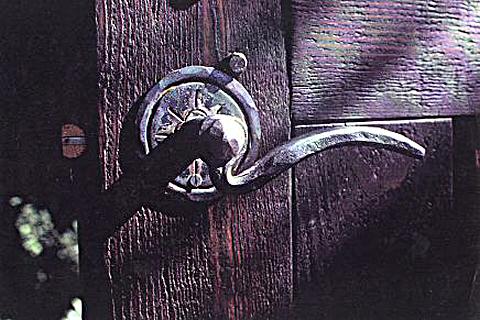 Hand forged lever set