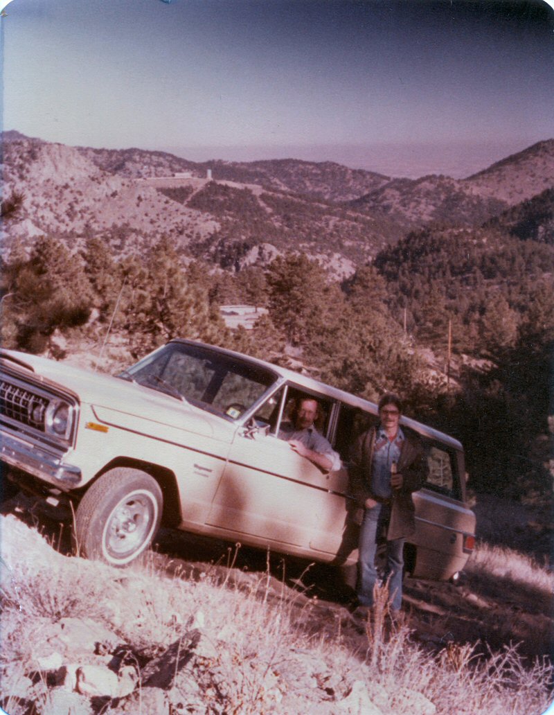 1977 Jeep Wagoneer hill climb