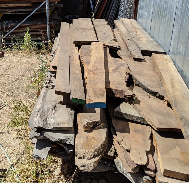 4/4 mesquite planks