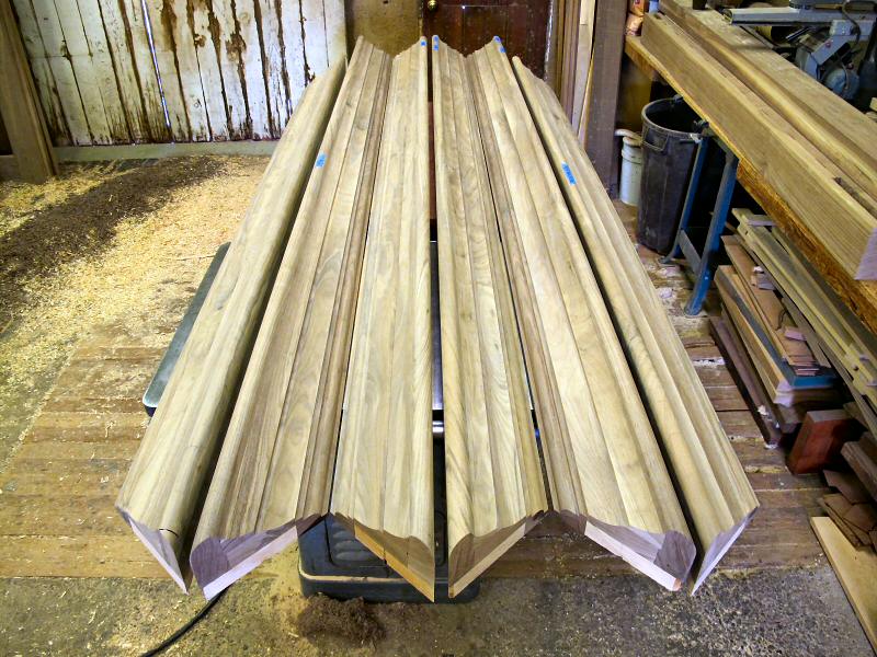 walnut molding