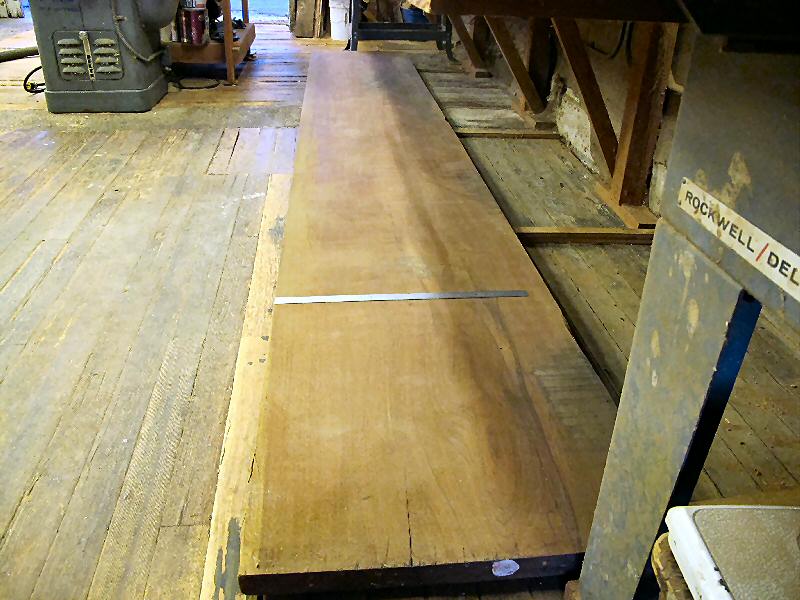 26" wide mahogany plank
