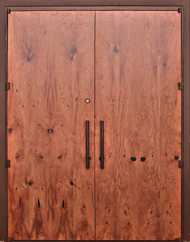 Mesquite Veneered Door