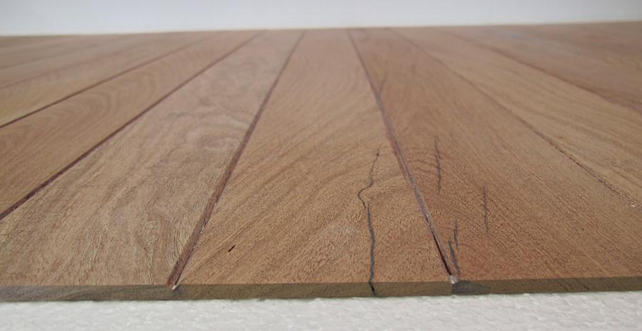 mesquite veneer plank close-up