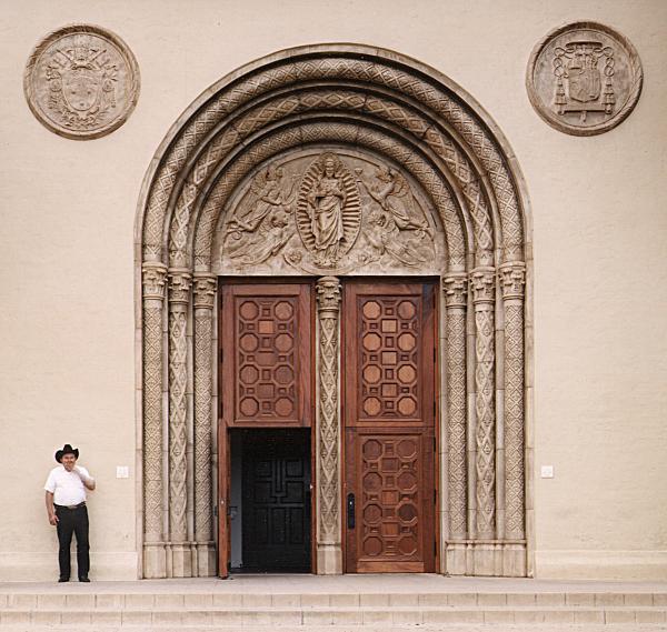 Sacred Heart Church entry doors