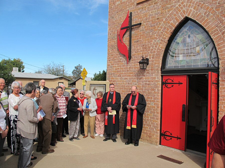 St. John's United Methodist Church entry doors