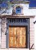 Territorial style mesquite doors